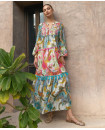 Colorful beaded kaftan 